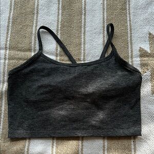 Aerie Racer Back Crop Tank with built in Shelf Bra